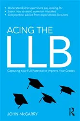 Book cover of Acing the LLB by John McGarry