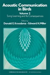 Book cover of Acoustic Communication in Birds by Kroodsma