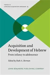 Book cover of Acquisition and Development of Hebrew by Ruth A. Berman
