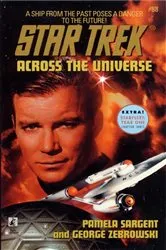 Book cover of Across the Universe by George Zebrowski