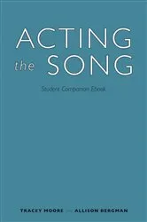 Book cover of Acting the Song by Tracey Moore