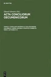 Book cover of Actiones II-VI by Eduard Schwartz