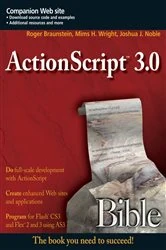 Book cover of ActionScript 3.0 Bible by Roger Braunstein