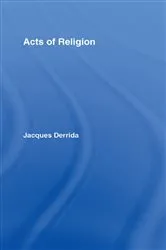 Book cover of Acts of Religion by Jacques Derrida