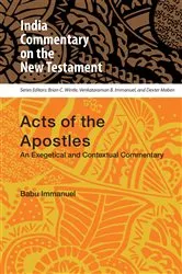 Book cover of Acts of the Apostles by Babu Immanuel