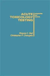 Book cover of Acute Toxicology Testing by Unknown