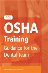 Book cover of ADA OSHA Training by American Dental Association