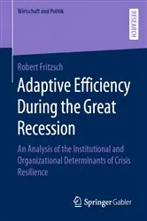 Book cover of Adaptive Efficiency During the Great Recession by Robert Fritzsch