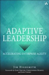Book cover of Adaptive Leadership by Jim Highsmith