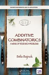Book cover of Additive Combinatorics by Bela Bajnok