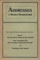 Book cover of Addresses by Henry Drummond by Henry Drummond