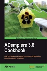 Book cover of ADempiere 3.6 Cookbook by Ajit Kumar