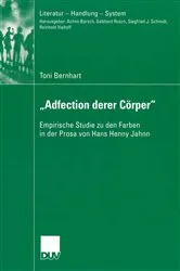 Book cover of „Adfection derer Cörper“ by Toni Bernhart