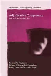 Book cover of Adjudicative Competence by Norman G. Poythress Jr.