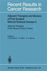 Book cover of Adjuvant Therapies and Markers of Post-Surgical Minimal Residual Disease II by Gianni Bonadonna