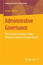 Book cover of Administrative Governance by Andrea Walter