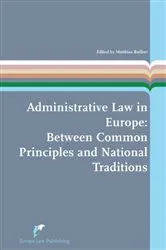 Book cover of Administrative Law in Europe by Unknown