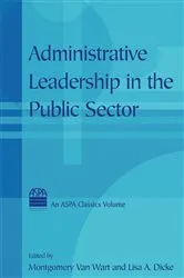 Book cover of Administrative Leadership in the Public Sector by Montgomery Van van Wart