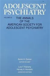 Book cover of Adolescent Psychiatry, V. 22 by Aaron H. Esman