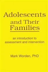 Book cover of Adolescents and Their Families by Richard M. Lerner