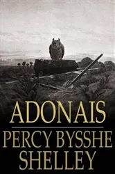 Book cover of Adonais; by Professor Percy Bysshe Shelley
