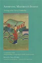 Book cover of Adorning Maitreya's Intent by Rongtonpa