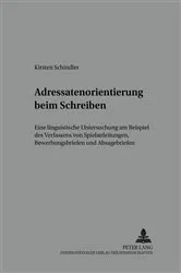Book cover of Adressatenorientierung beim Schreiben by Dagmar Knorr