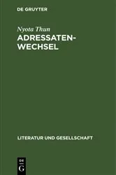 Book cover of Adressatenwechsel by Nyota Thun
