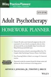 Book cover of Adult Psychotherapy Homework Planner (6th ed.) by Arthur E. Jongsma