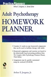 Book cover of Adult Psychotherapy Homework Planner by David J. Berghuis