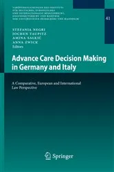 Book cover of Advance Care Decision Making in Germany and Italy by Unknown