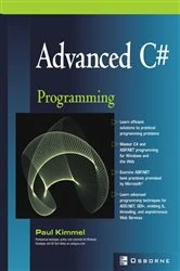 Book cover of Advanced C# Programming by Paul Kimmel