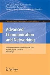 Book cover of Advanced Communication and Networking by Thanos Vasilakos