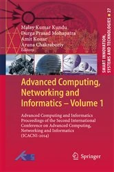 Book cover of Advanced Computing, Networking and Informatics- Volume 1 by Malay Kumar Kundu