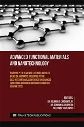 Book cover of Advanced Functional Materials and Nanotechnology by Rolando T. Candidato Jr.