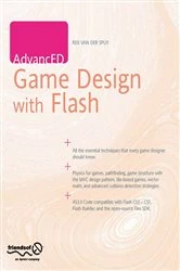 Book cover of AdvancED Game Design with Flash by Rex van der Spuy