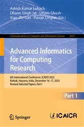 Book cover of Advanced Informatics for Computing Research by Ashish Kumar Luhach