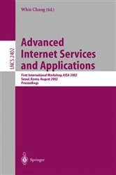 Book cover of Advanced Internet Services and Applications by Whie Chang