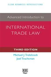 Book cover of Advanced Introduction to International Trade Law (3rd ed.) by Unknown