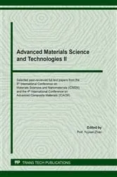 Book cover of Advanced Materials Science and Technologies II by Yuyuan Zhao