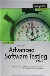 Book cover of Advanced Software Testing - Vol. 2, 2nd Edition (2nd ed.) by Rex Black