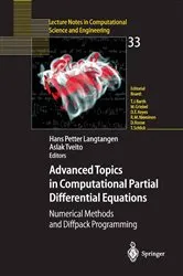 Book cover of Advanced Topics in Computational Partial Differential Equations by Unknown