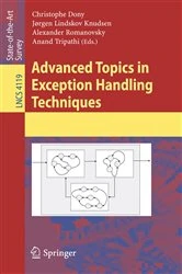 Book cover of Advanced Topics in Exception Handling Techniques by Christophe Dony