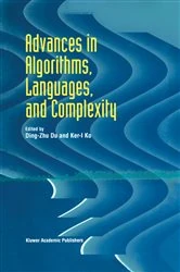 Book cover of Advances in Algorithms, Languages, and Complexity by Ding-Zhu Du