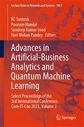 Book cover of Advances in Artificial-Business Analytics and Quantum Machine Learning by KC Santosh