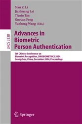 Book cover of Advances in Biometric Person Authentication by Stan Z. Li
