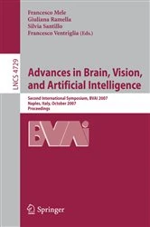 Book cover of Advances in Brain, Vision, and Artificial Intelligence by Francesco Mele