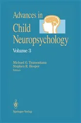 Book cover of Advances in Child Neuropsychology by Michael G. Tramontana