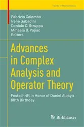 Book cover of Advances in Complex Analysis and Operator Theory by Fabrizio Colombo