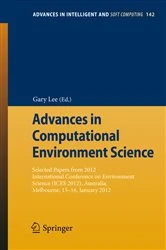 Book cover of Advances in Computational Environment Science by Gary Lee
